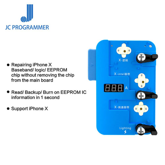 JC  PRO1000S logic Baseband IC Chip Programmer Read Write for iPhone X EEPROM