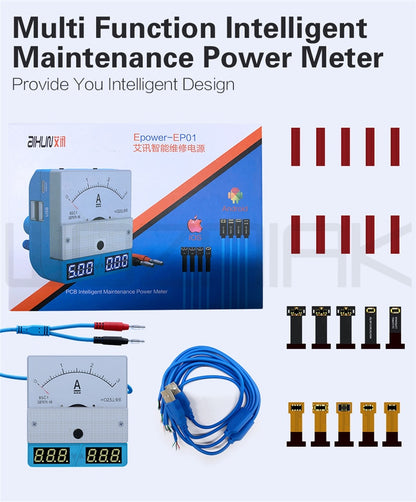 JC Aixun Epower-Ep01 Intelligent Maintenance Power Meter for iOS and Android Support Android / Lighting cable Current regulator