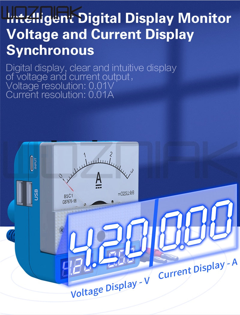 JC Aixun Epower-Ep01 Intelligent Maintenance Power Meter for iOS and Android Support Android / Lighting cable Current regulator